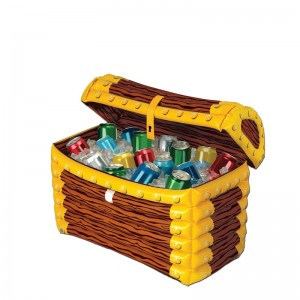 The Beistle Company 48 Can Inflatable Treasure Chest Cooler TBCY1204